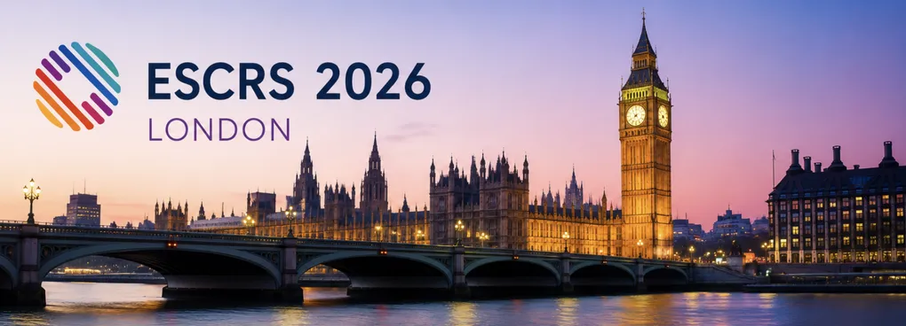 Dr David Gunn participating in corneal and CAIRS surgical education at ESCRS 2026 in London